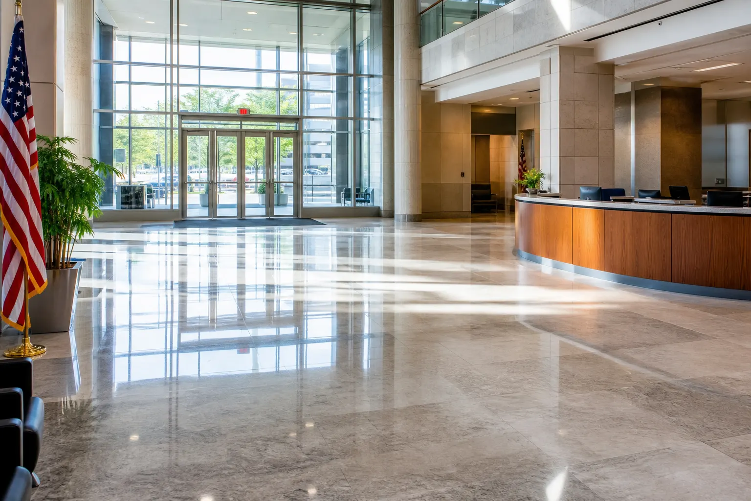 Municipal Lobby Shine